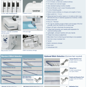 Brother 2504D - 3 Or 4 Thread Overlocker | Fabric8
