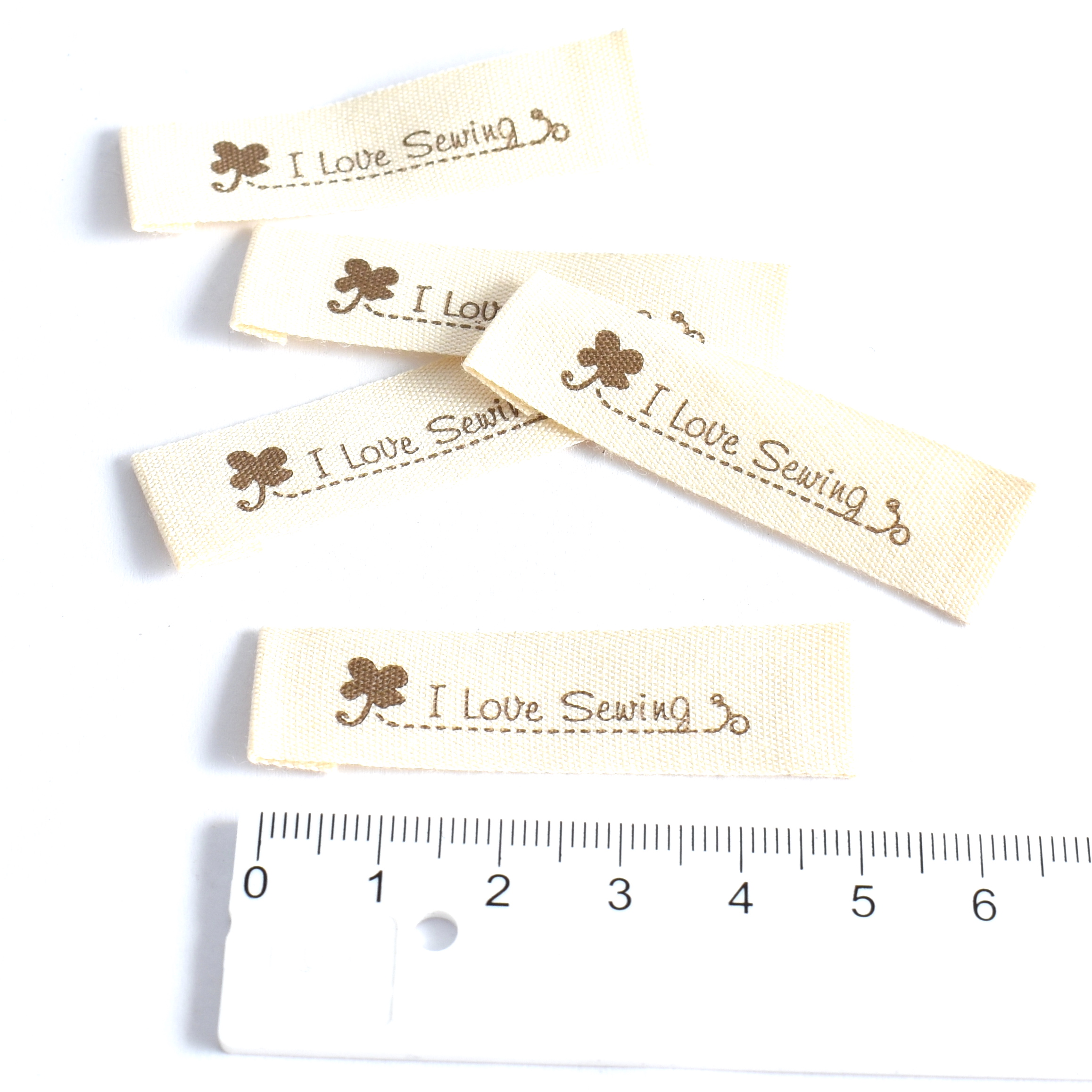 I LOVE SEWING Fabric Label - Fabric8