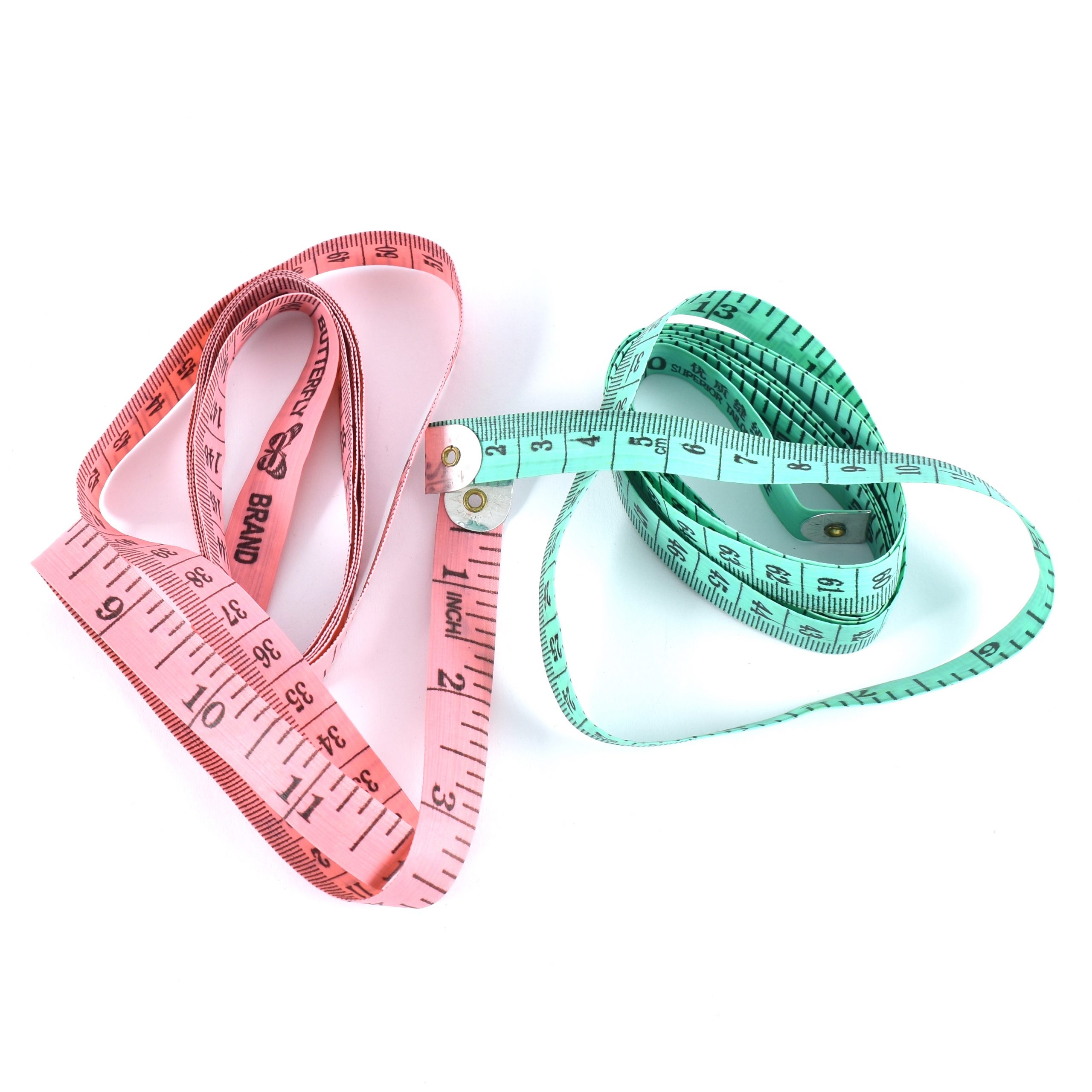 mnjin measuring tape for body fabric sewing tailor cloth knitting home  craft measureme pink 