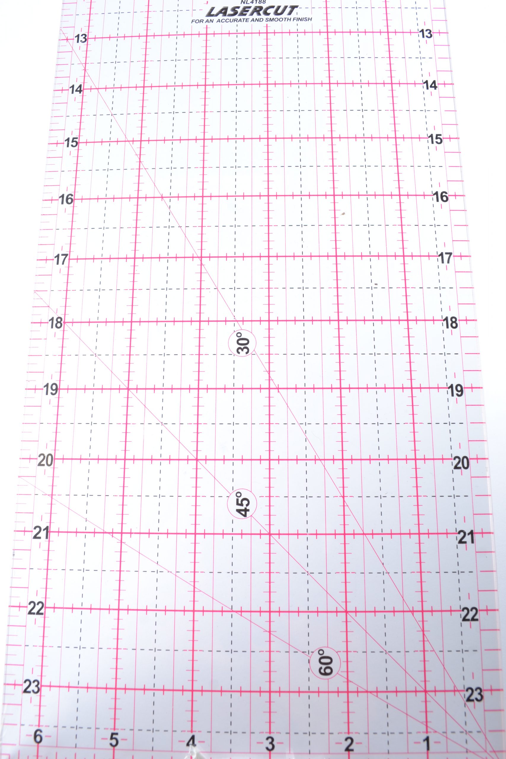 Fabric Ruler  Sew Easy Quilting & Patchwork Ruler (24x6.5)