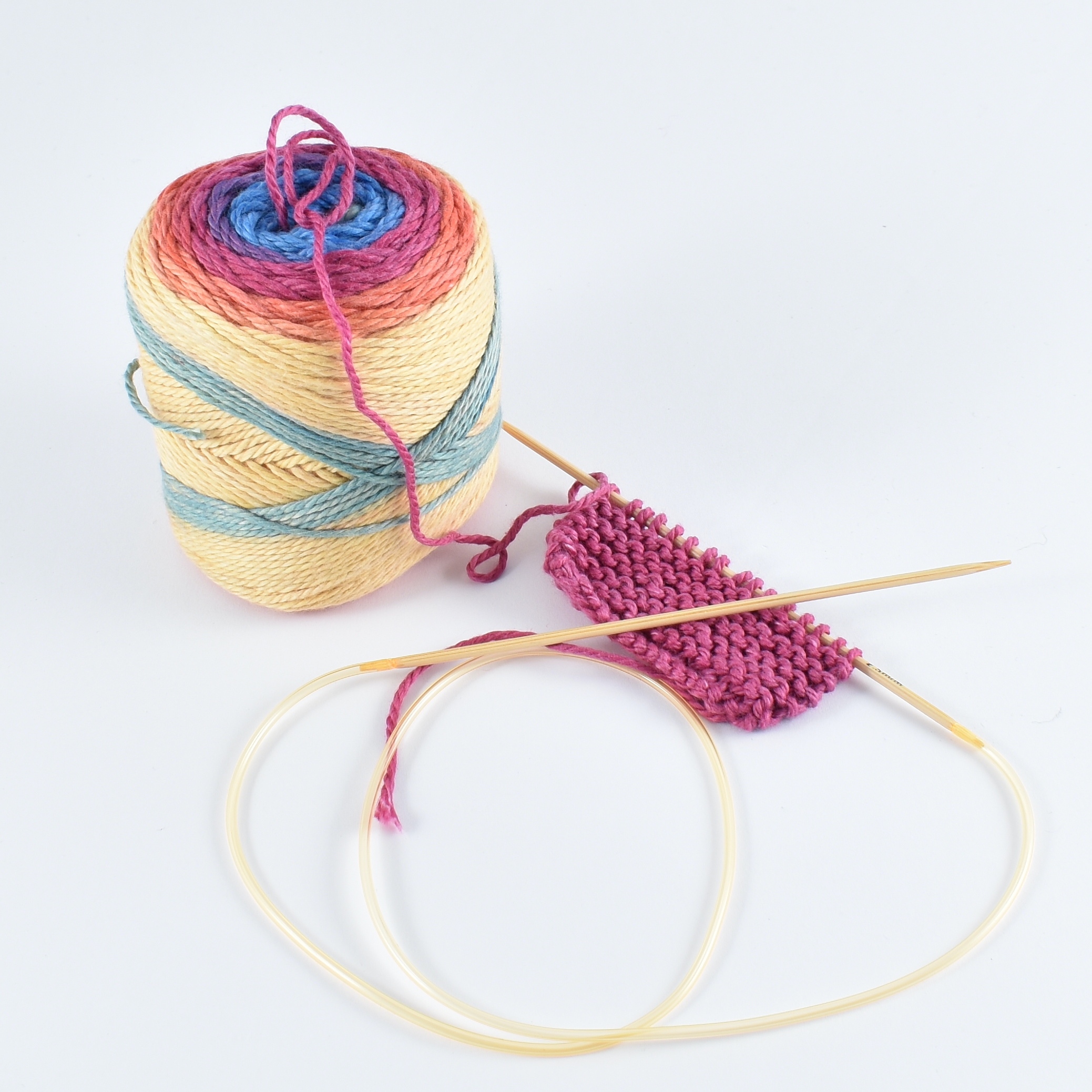 Elle Bamboo Circular Knitting Needles 80cm 2.50mm - Fabric8