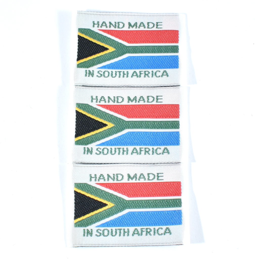 MADE IN SA Woven Label 3 Pack – Fabric8.co.za