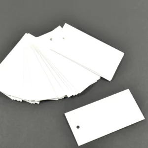Cardboard Swing Tags White Cardboard (25 Pack)